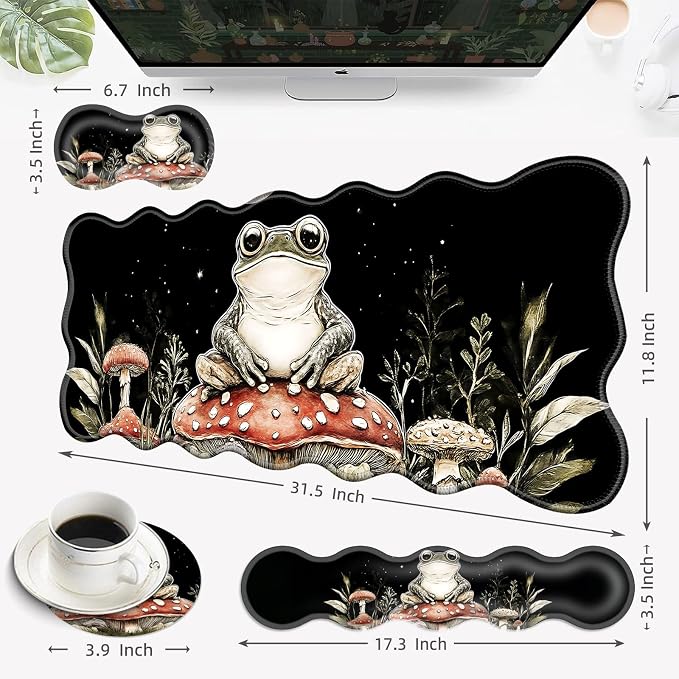 9 Frog on Mushroom
