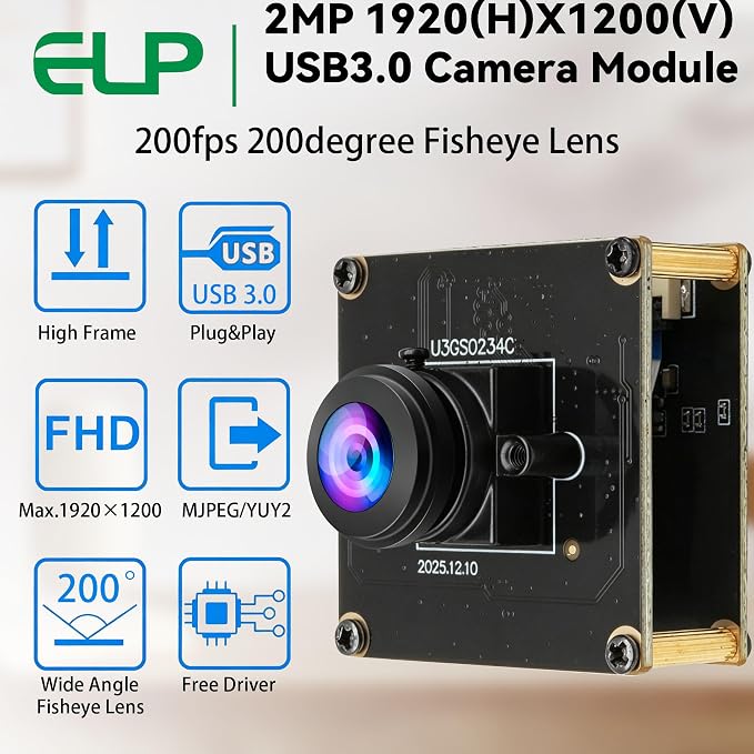 180° Fisheye Lens