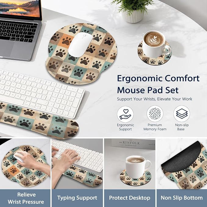 Cute Paw Print Vintage