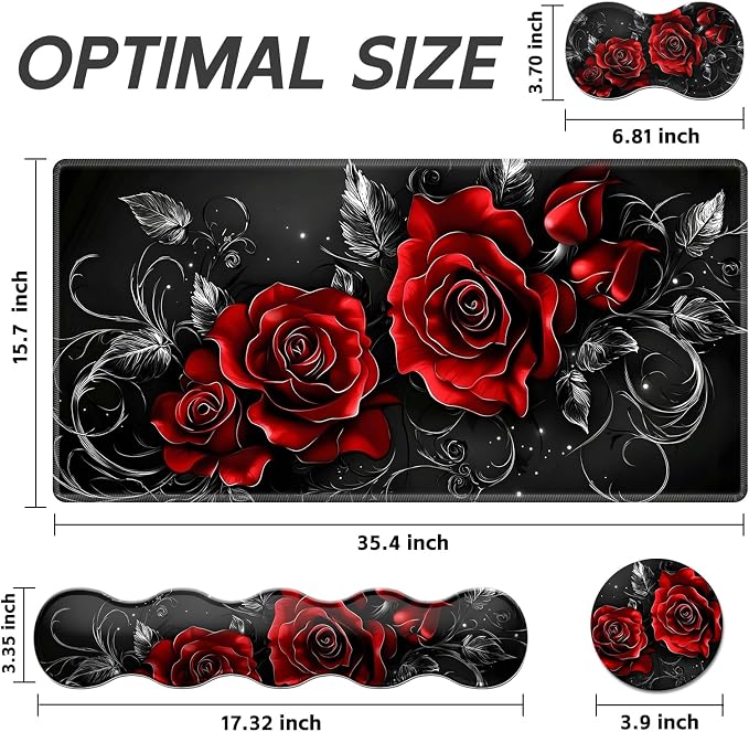 Swirl Red Roses