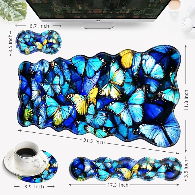 2 Colorful Butterflies