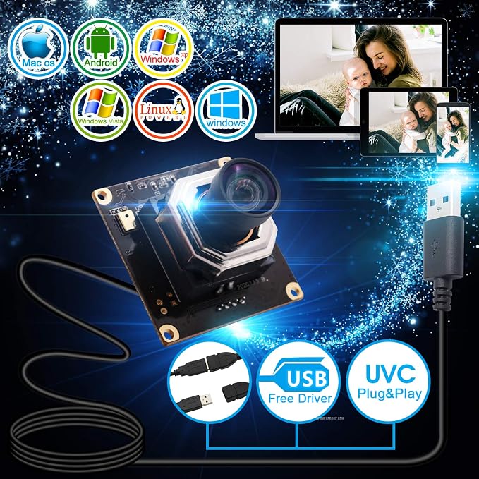 100 Degree No Distortion Lens(Embedded Module)
