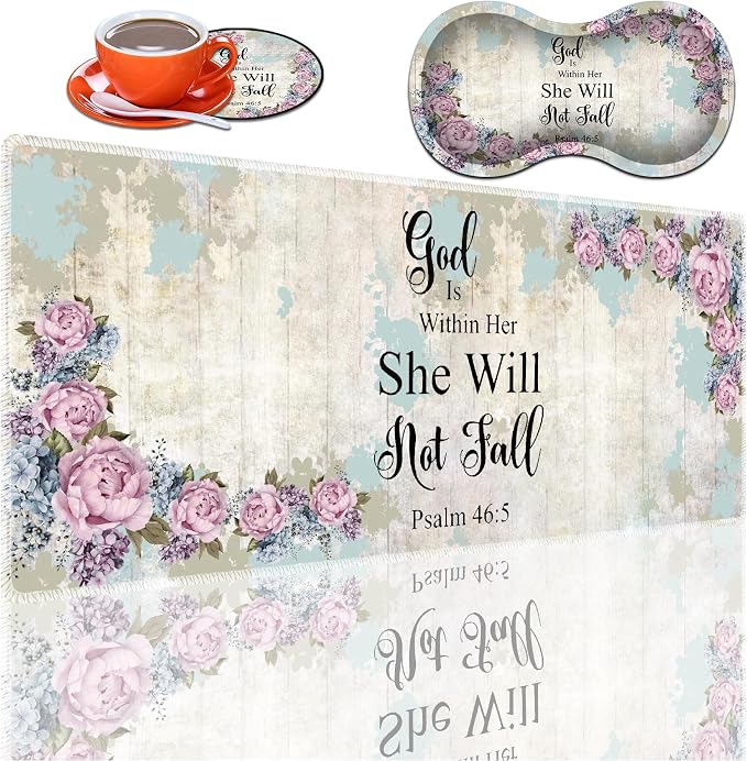 5-Psalm 46:5 Floral