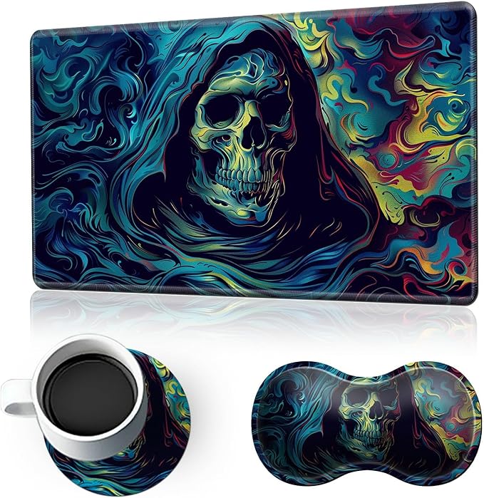 blue skull