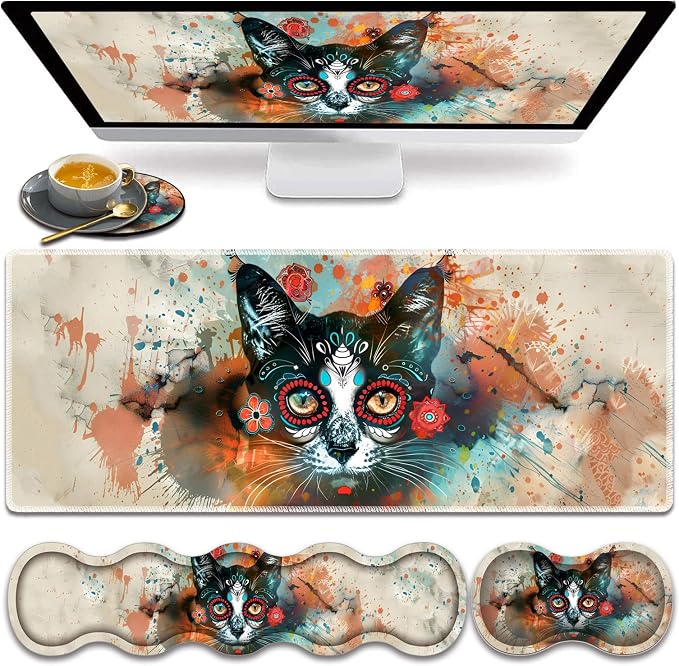 Artistic Cat Face