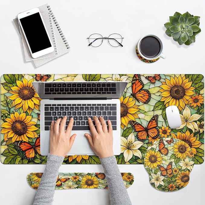 Sunflower and Butterfly