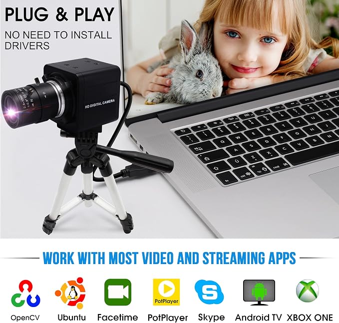 260fps USB Camera with 2.8-12mm Zoom Lens