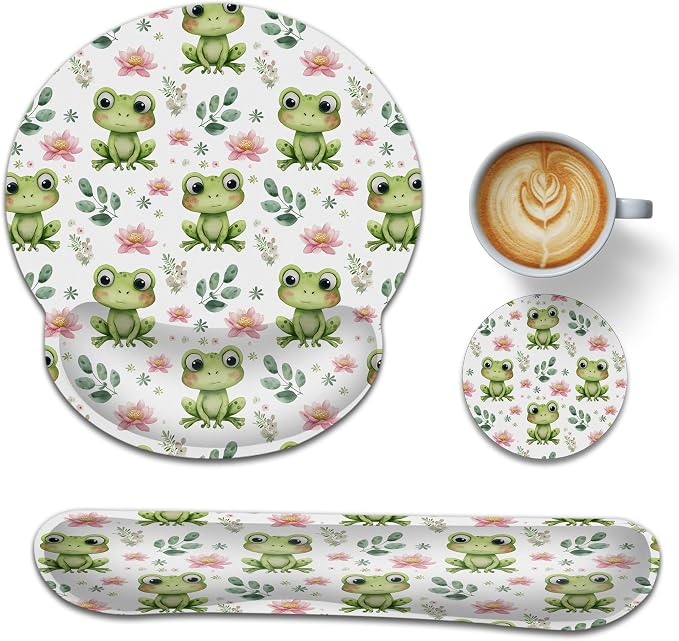 Cute Frog Lotus Flower