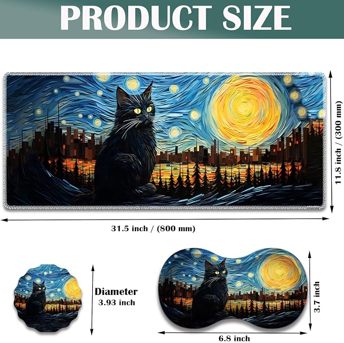 Art Moon Starry Night