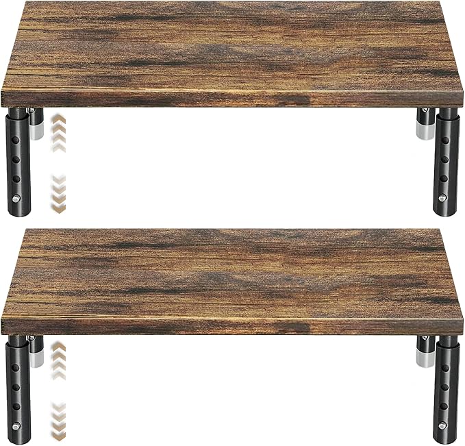 Brown Wood 2-Pack