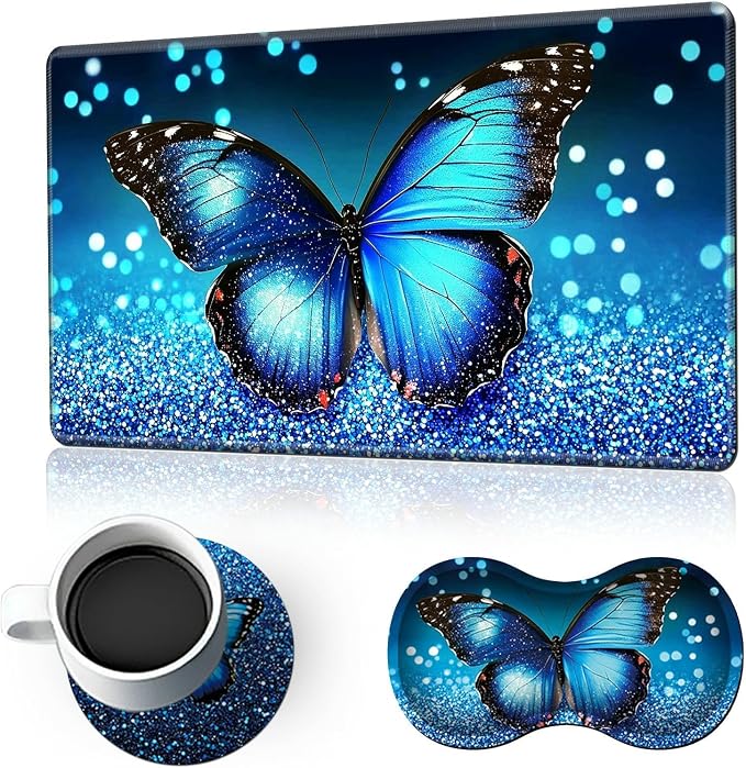 Blue Sparkling Butterfly