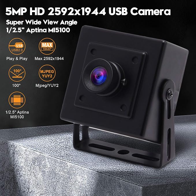 5MP USB Camera Module with Enclosure