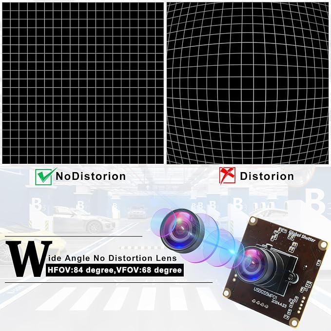 5MP Low Distortion Camera(GS)