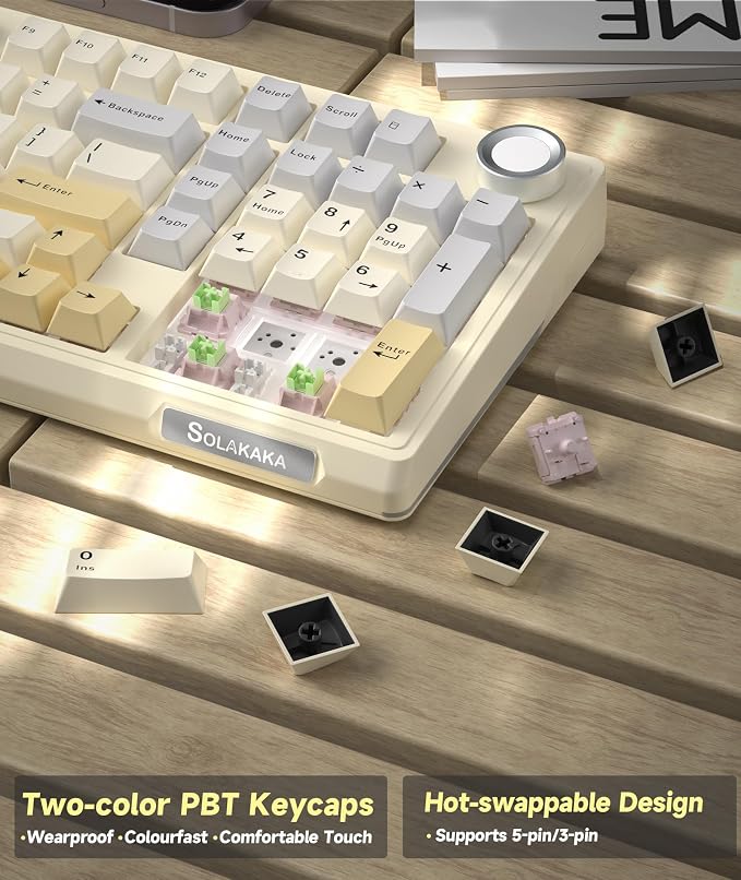 Beige-White
