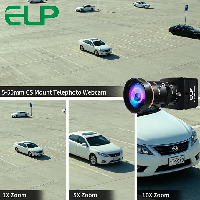 5-50mm 10X zoom lens