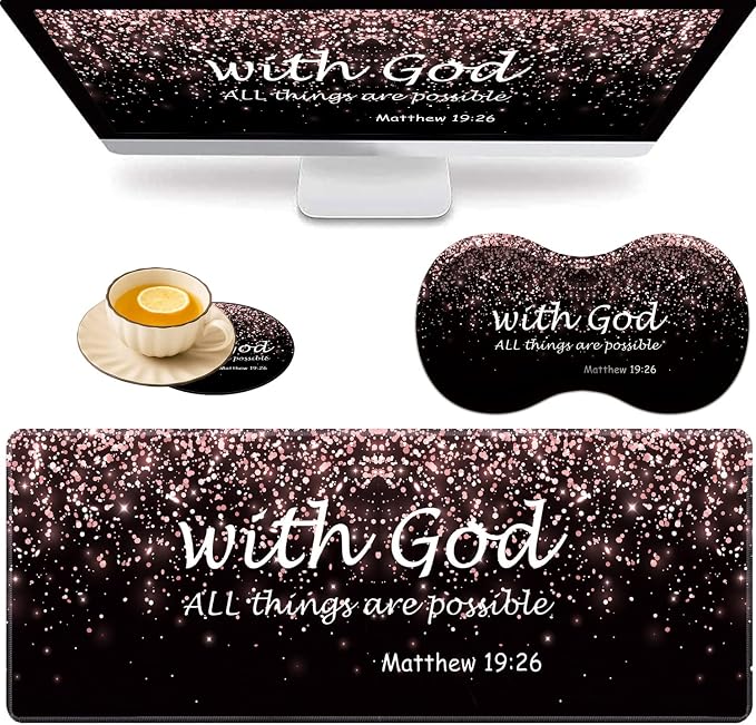 Rose Gold Glitter Black Matthew 19-26