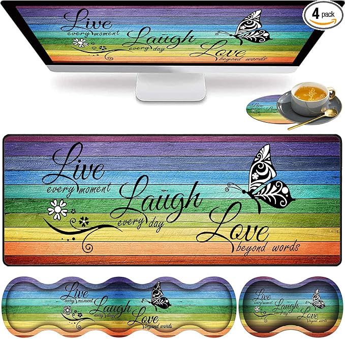 Glitter Quote Live Laugh Love