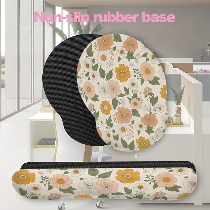 Retro Boho Groovy Flower