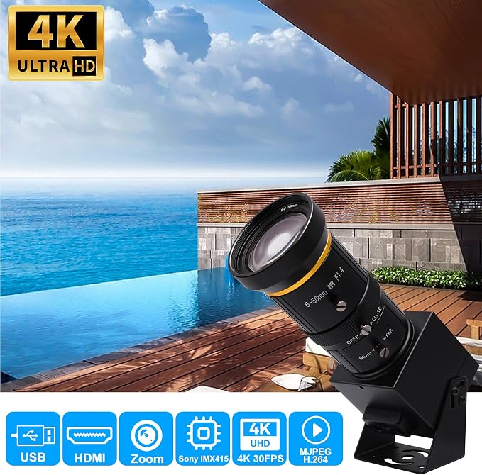 A: with 5-50mm CS Mount Lens