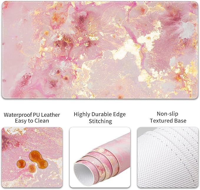 Pink Gold Marble