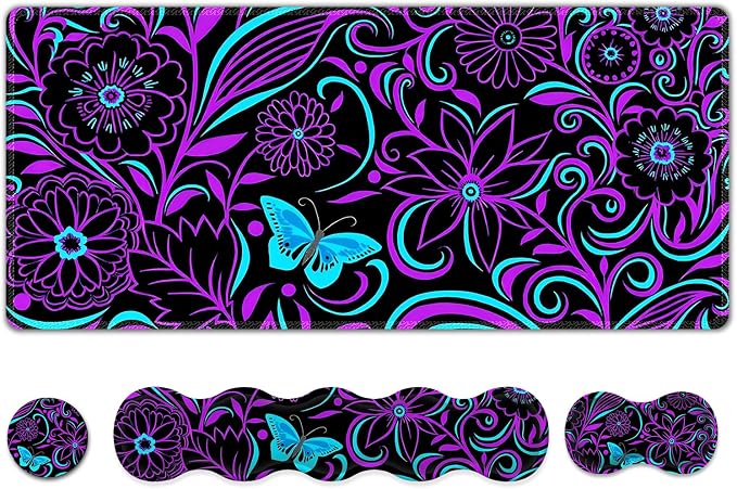 Purple Flower Butterfly