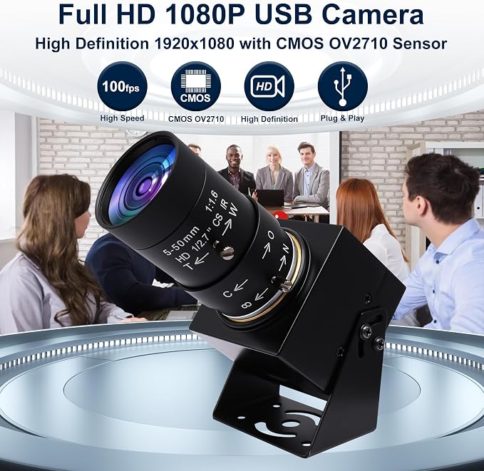 1080P Camera with 5-50mm Lens