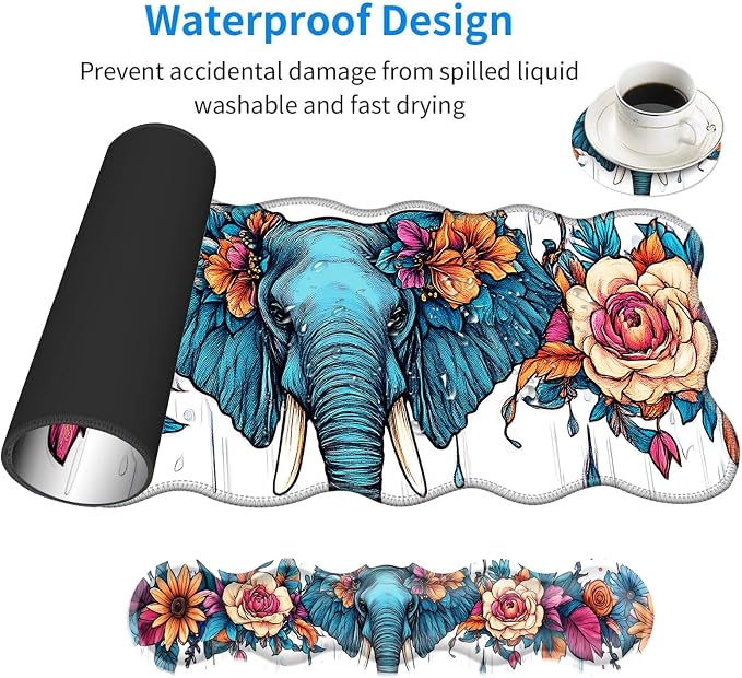 8 Floral Elephant