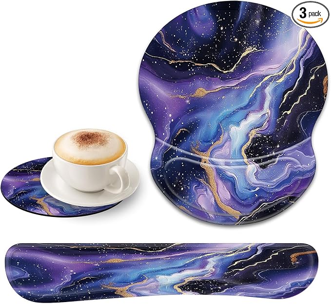 Purple Gold Marble