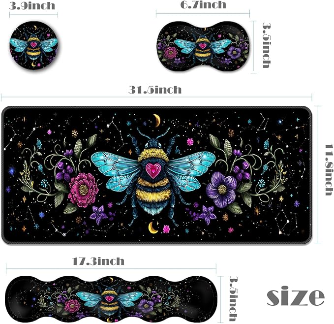 Bee With Flowers-2-19