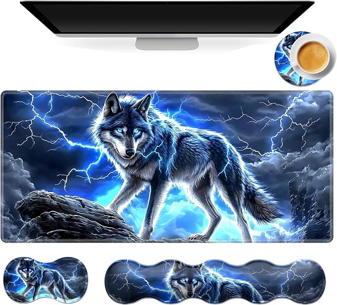 Majestic Blue Wolf