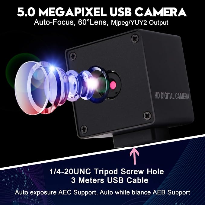 60 degree autofocus lens with box