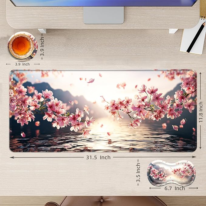 Cherry Blossoms Over Water-2-20