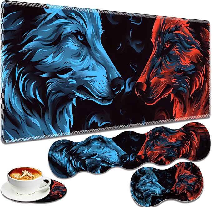 Flame Double Wolf