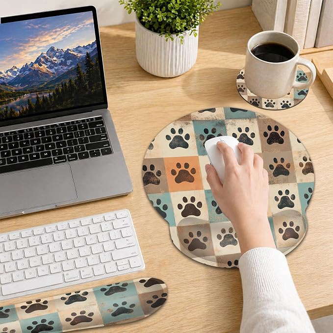 Cute Paw Print Vintage