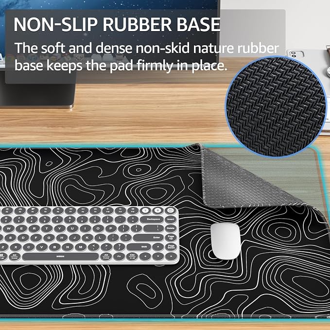 Black Topographic