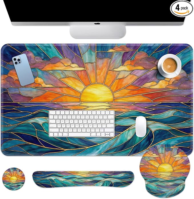 Gold Sunset Ocean