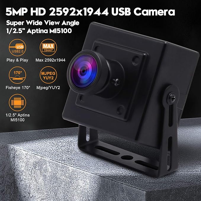 5MP USB Camera Module with Enclosure