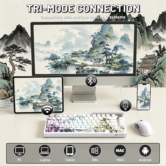 white bamboo/gift switches