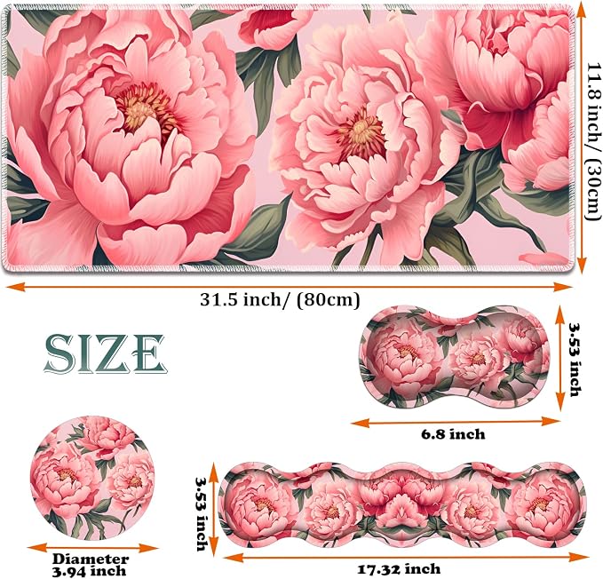 Art Pink Flowers