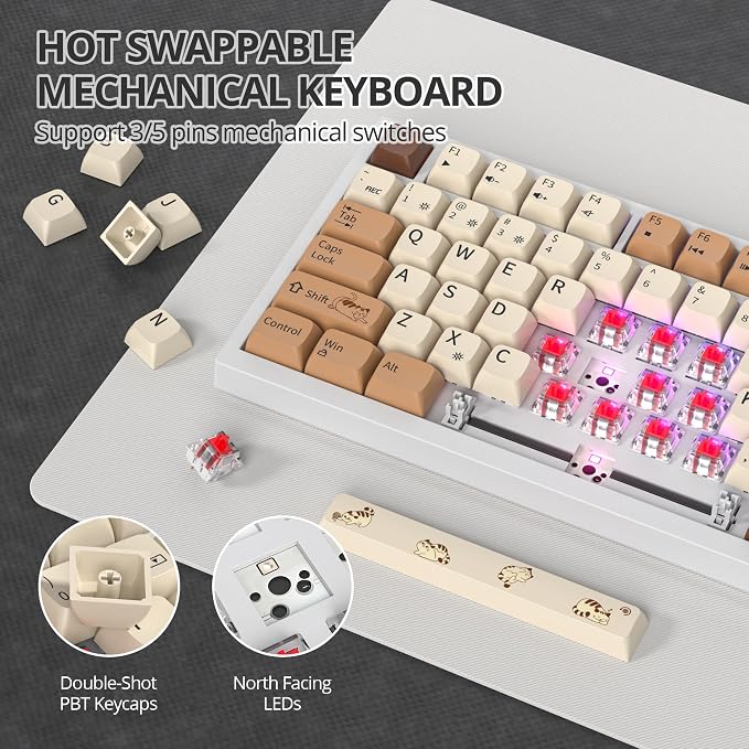 82 Coffee Cat/Red Switch
