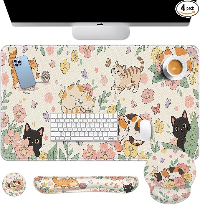 Floral and Cat