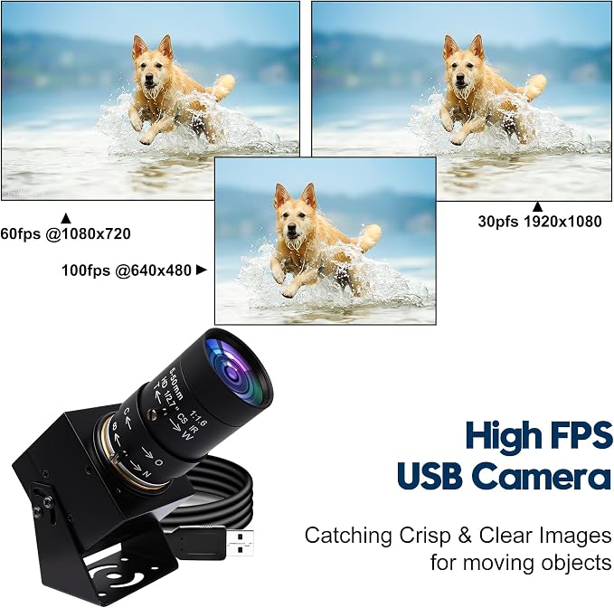 1080P Camera with 5-50mm Lens