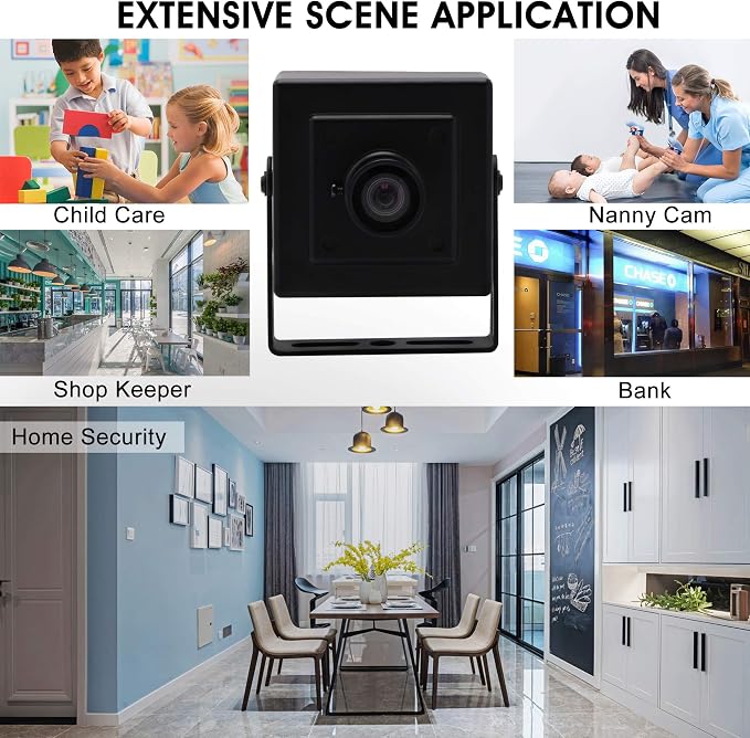 13MP 100 Degree No Distortion Lens Camera