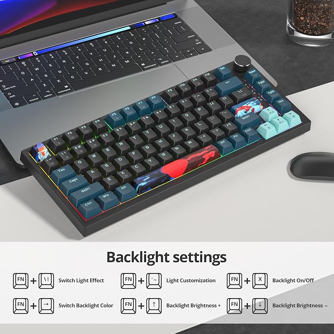 82 Black Blue/Red Switch