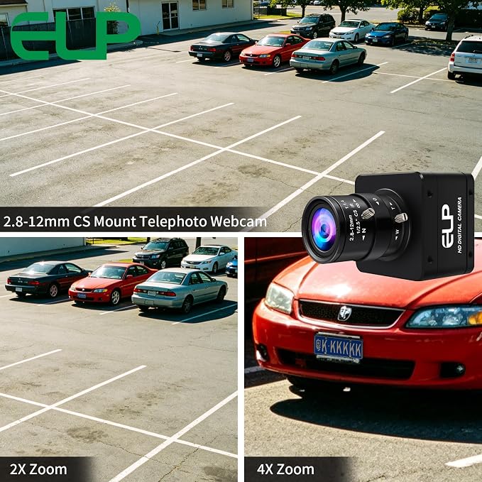 2.8-12mm 4X zoom lens