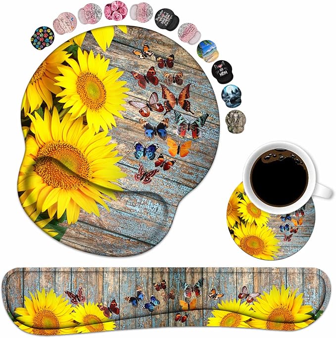 Sunflower and Butterfly