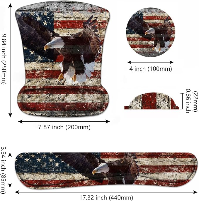 Military Wall Graffiti Usa Flag Eagle