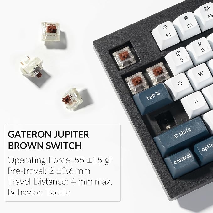 Hot-swap Gateron Jupiter Brown Switch