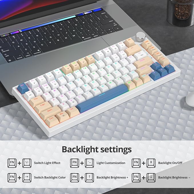 82 Creamy White/Red Switch