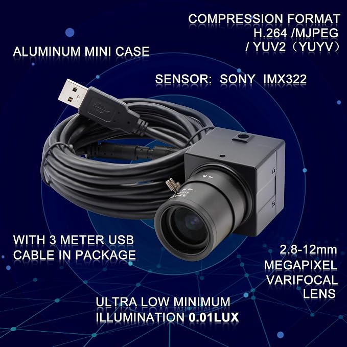 2MP 2.8-12mm Varifocal Lens-SFV-06H